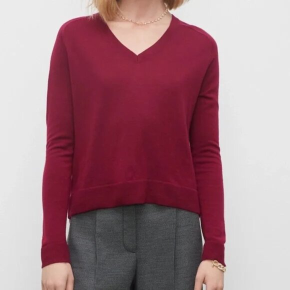 Club Monaco V-neck Wool Sweater Size L - Picture 1 of 9